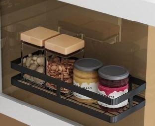 WALL HANGING ORGANIZER COOKWARE SHELF