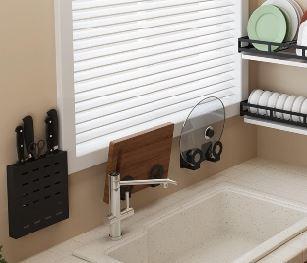 WALL HANGING ORGANIZER COOKWARE SHELF