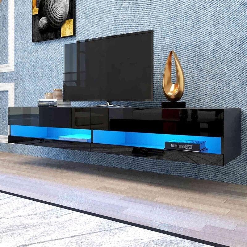 Modern Wall Mounted LED TV Stand