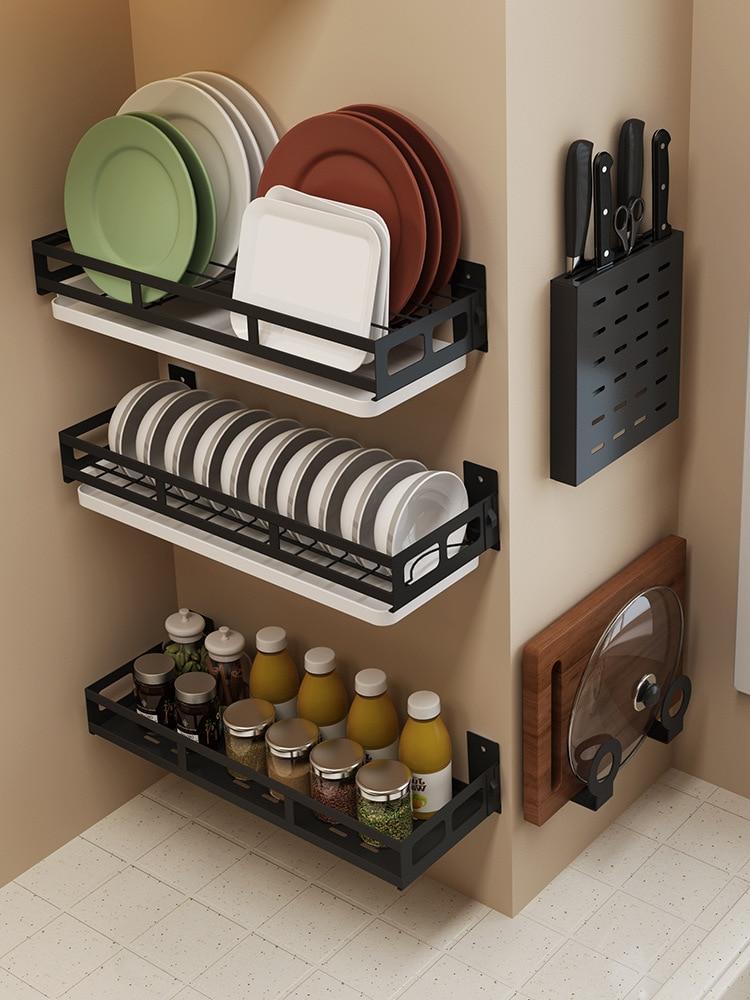 WALL HANGING ORGANIZER COOKWARE SHELF