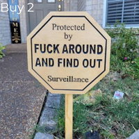 Thumbnail for Funny Security Yard Sign