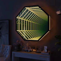 Thumbnail for PrismGlow Polygon Mirror Wall Lights