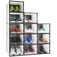 Thumbnail for 6/12/18 PCS Stackable Shoe Box Sneaker Cases