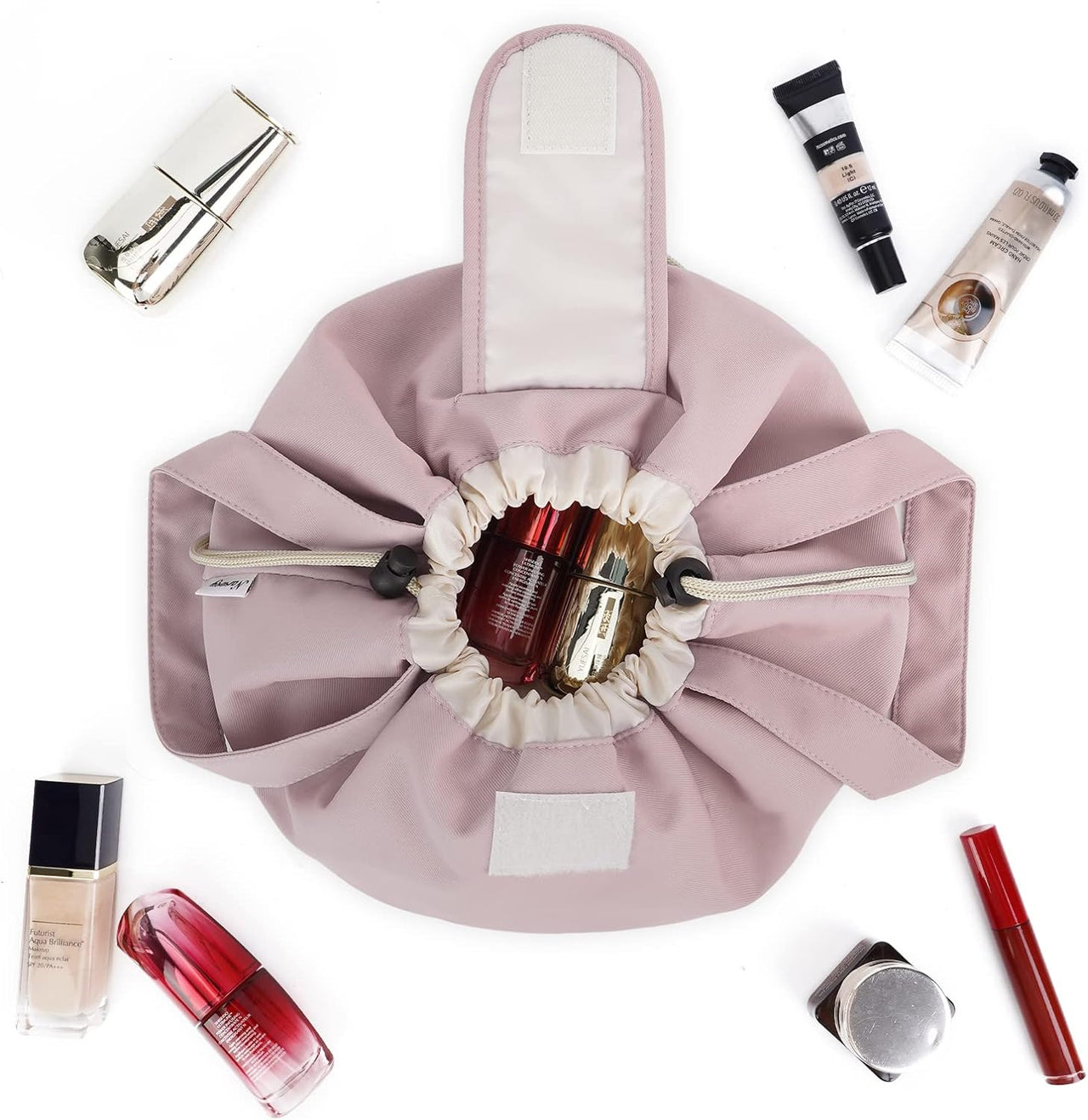 GlamGrove Barrel Beauty Bag