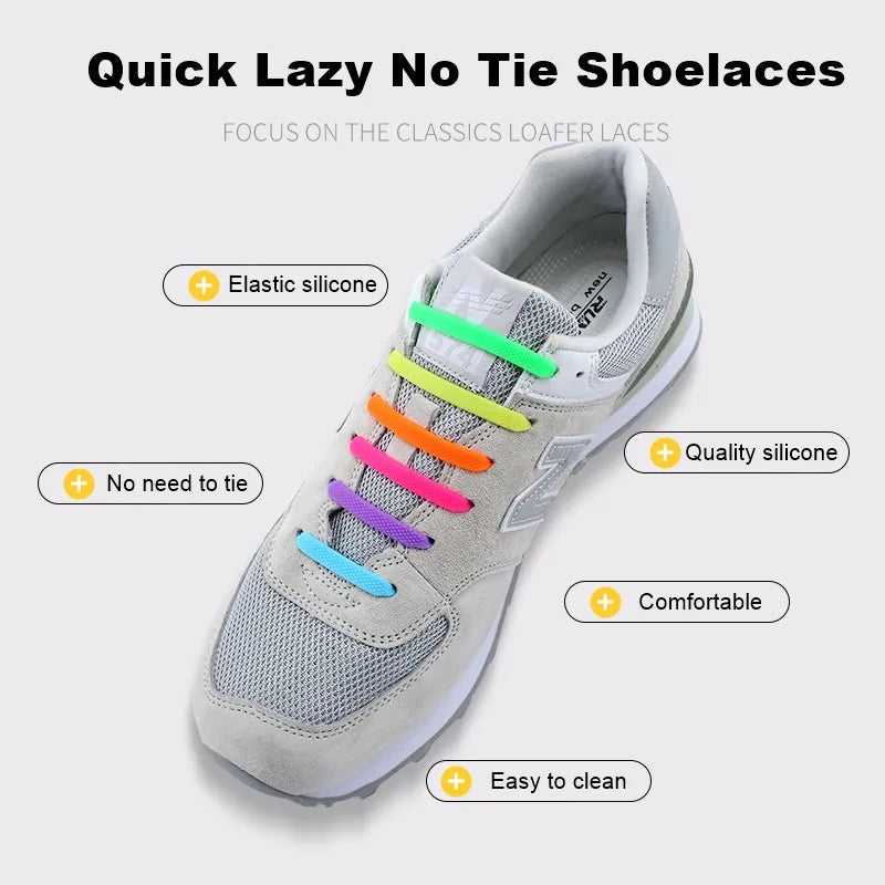 FlexiLace - The Ultimate Silicone No-Tie Shoelaces