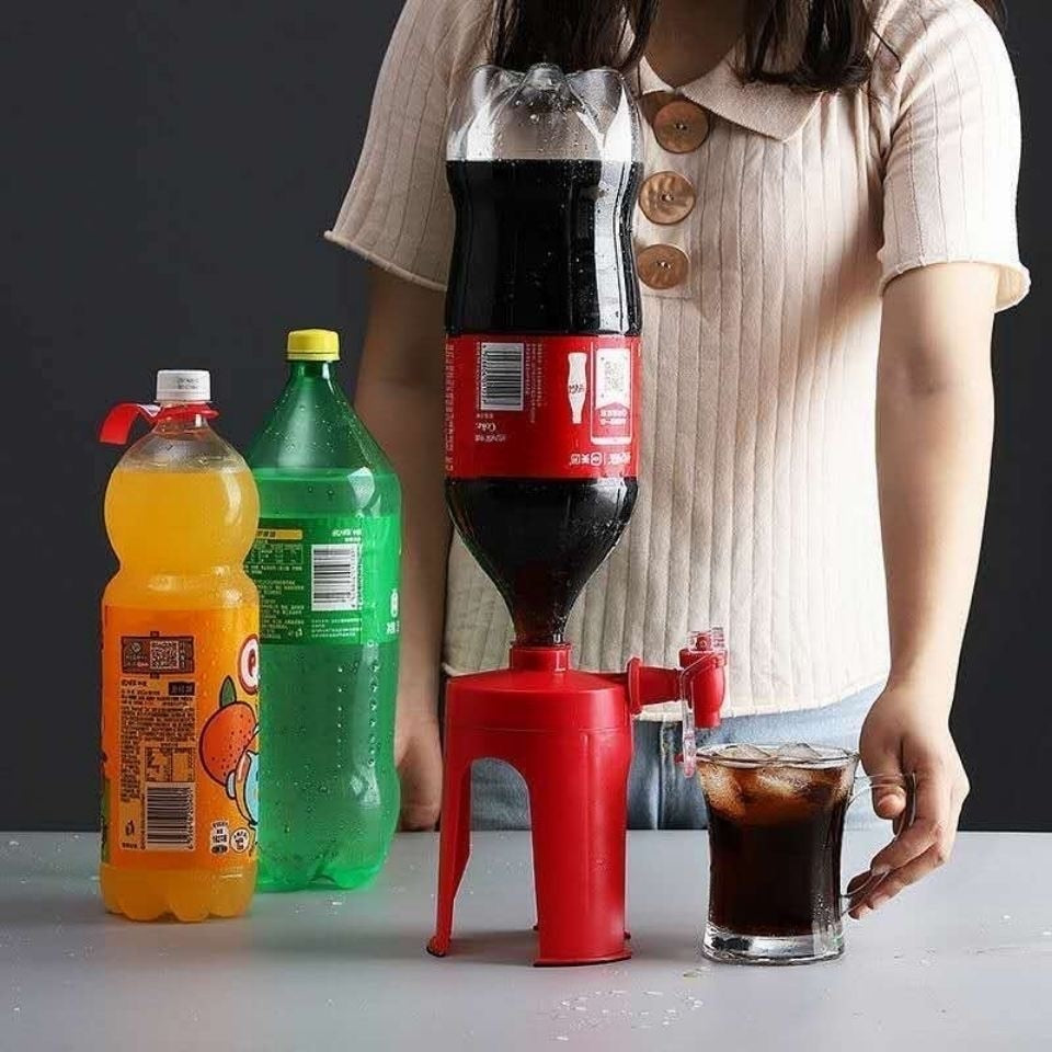 Upside Down Soda Beverage Dispenser