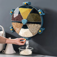 Thumbnail for TwistStor 6-Grid Wall-Mounted Food Dispenser