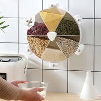 Thumbnail for TwistStor 6-Grid Wall-Mounted Food Dispenser