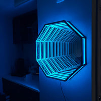 Thumbnail for PrismGlow Polygon Mirror Wall Lights