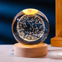 Thumbnail for CosmicGlow™ Galaxy Projector Crystal Ball Night Light