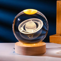 Thumbnail for CosmicGlow™ Galaxy Projector Crystal Ball Night Light
