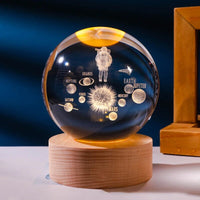 Thumbnail for CosmicGlow™ Galaxy Projector Crystal Ball Night Light