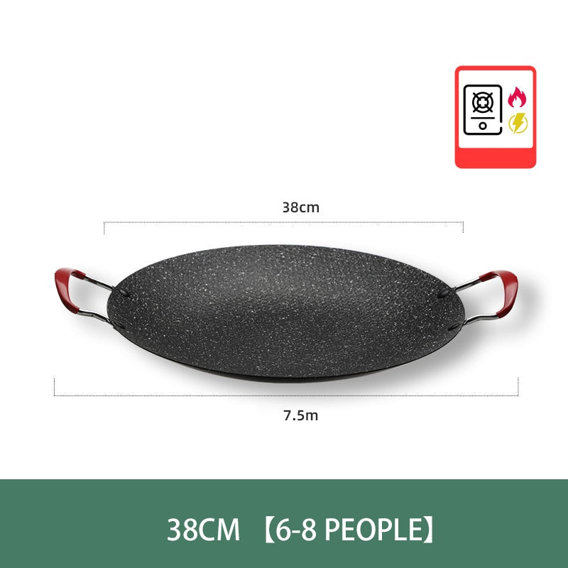 NomadFlame Round Fusion Grill: Portable Korean Barbecue Pan