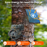 Thumbnail for GuardEye 360° Solar Sentinel: 4MP 4G Wildlife Surveillance System