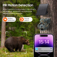 Thumbnail for GuardEye 360° Solar Sentinel: 4MP 4G Wildlife Surveillance System