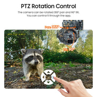 Thumbnail for GuardEye 360° Solar Sentinel: 4MP 4G Wildlife Surveillance System