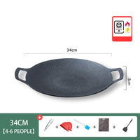 Thumbnail for NomadFlame Round Fusion Grill: Portable Korean Barbecue Pan