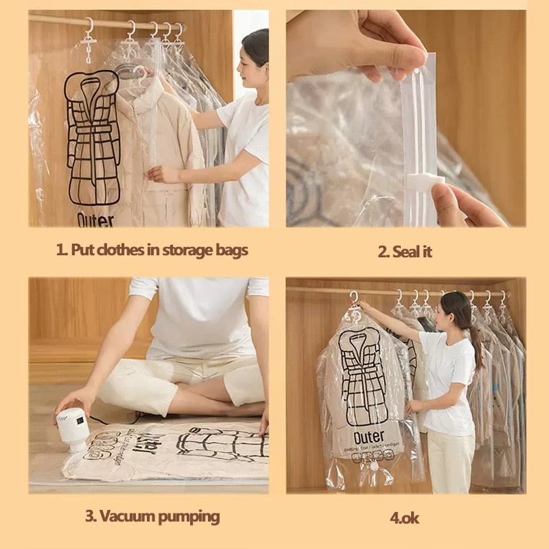 Vacuum Hanging Storage Bags
