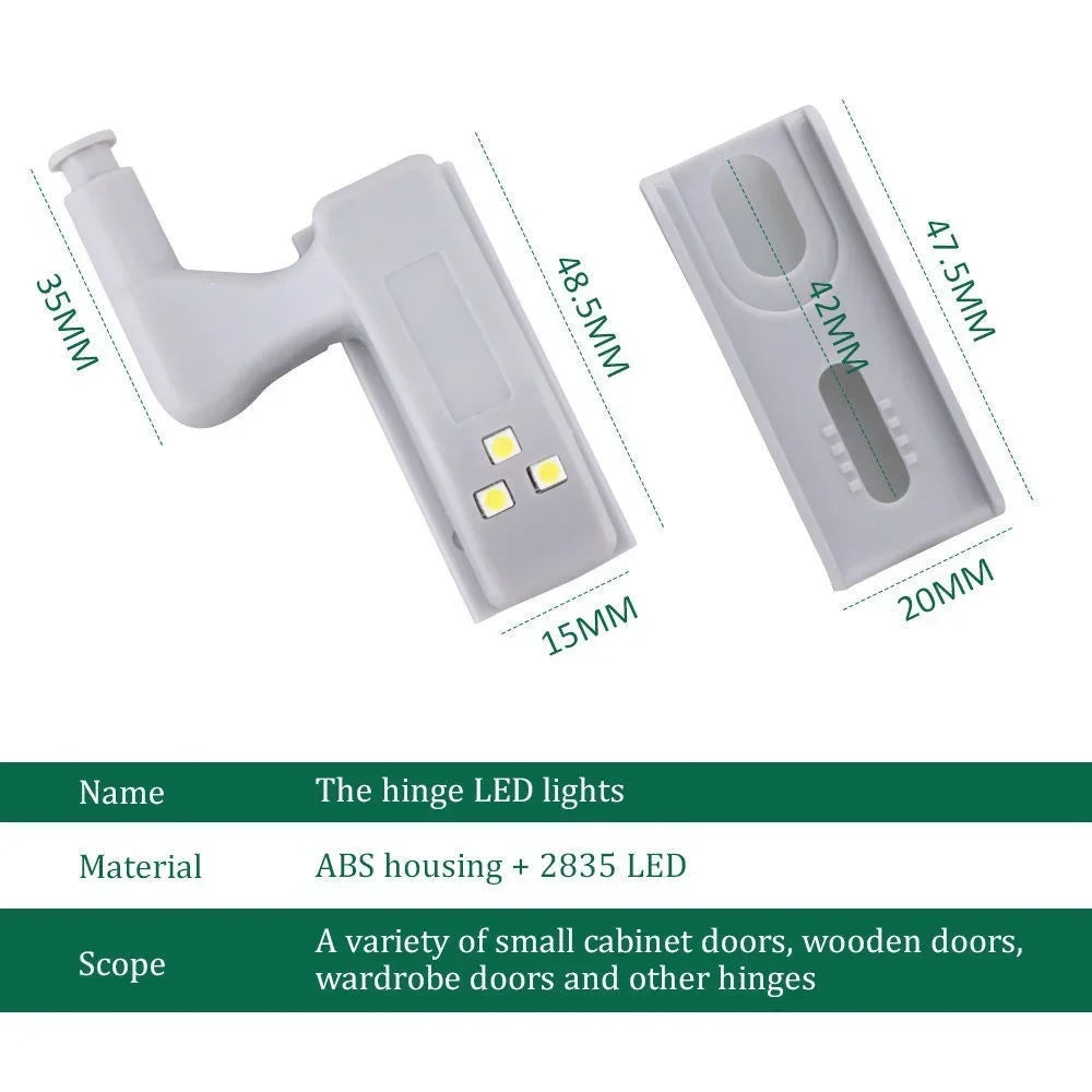 GlowMaster™ 10Pcs/Set LED Inner Hinge Lights