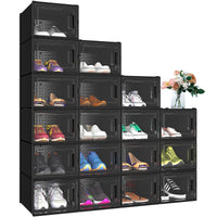 Thumbnail for 6/12/18 PCS Stackable Shoe Box Sneaker Cases