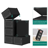Thumbnail for 6/12/18 PCS Stackable Shoe Box Sneaker Cases