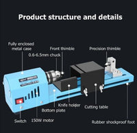 Thumbnail for DIY Portable Woodworking Mini Lathe Drill