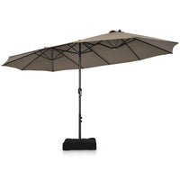 Thumbnail for 15ft Patio Market Umbrella with base