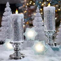 Thumbnail for LED Christmas Candles With Pedestal