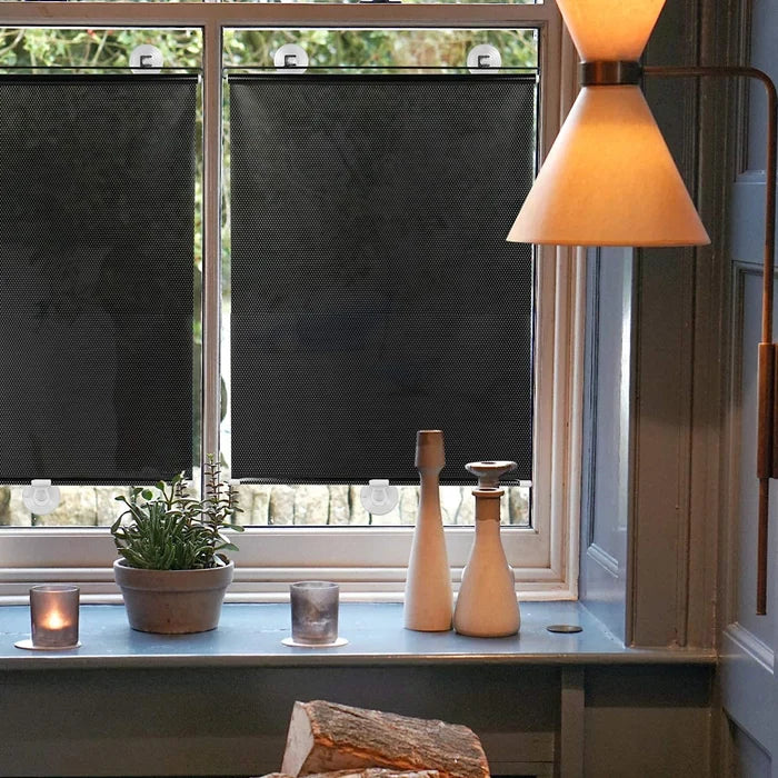 Retractable Window Roller Sunshade