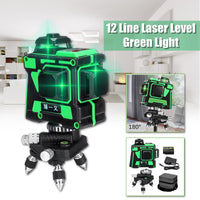 Thumbnail for 3D Green Beam Laser Level- 12/16