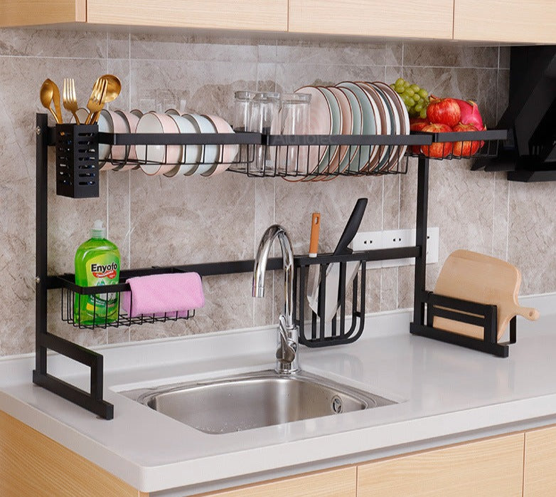 Stainless steel drain rack