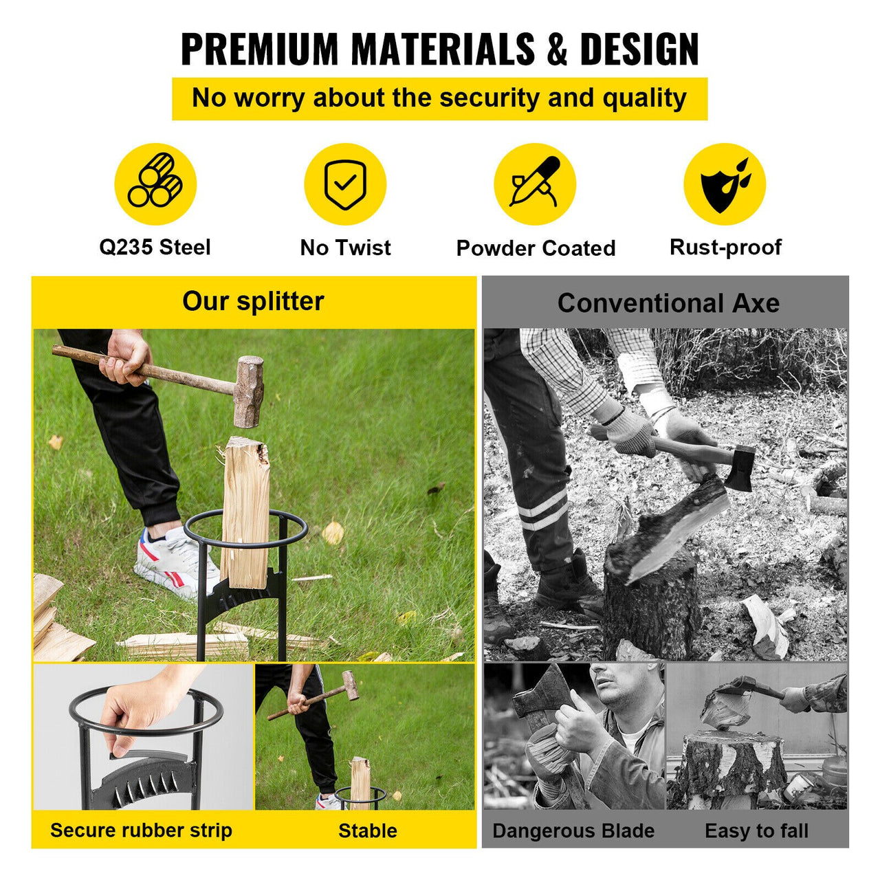 Steel Firewood Splitter