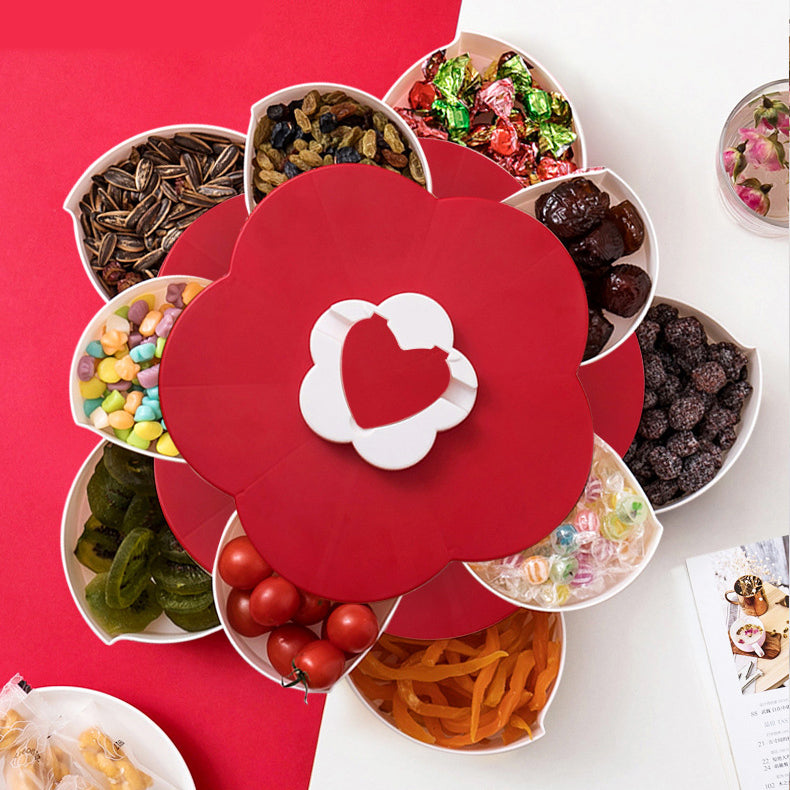 ROTATING FLOWER SNACK BOX