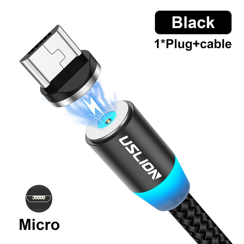 Magnetic USB Cable For iPhone Xiaomi Samsung