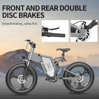 Thumbnail for X20 Electric Bike For Adults Only, Maximum speed of 55kph