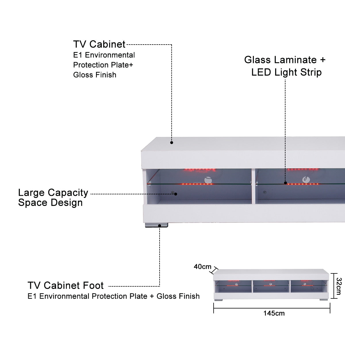 LED TV Unit Cabinet Stands