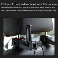 Thumbnail for 2 in 1 Car Headrest Hidden Hook