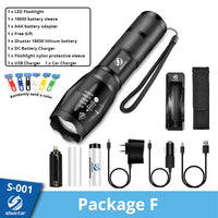 Thumbnail for Waterproof navy special flashlight high lumen
