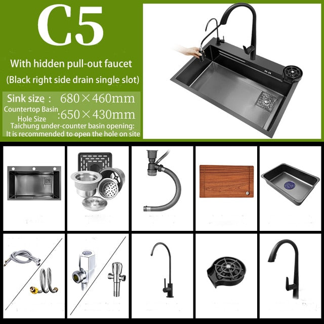 KawayMigi™ Kitchen Sink
