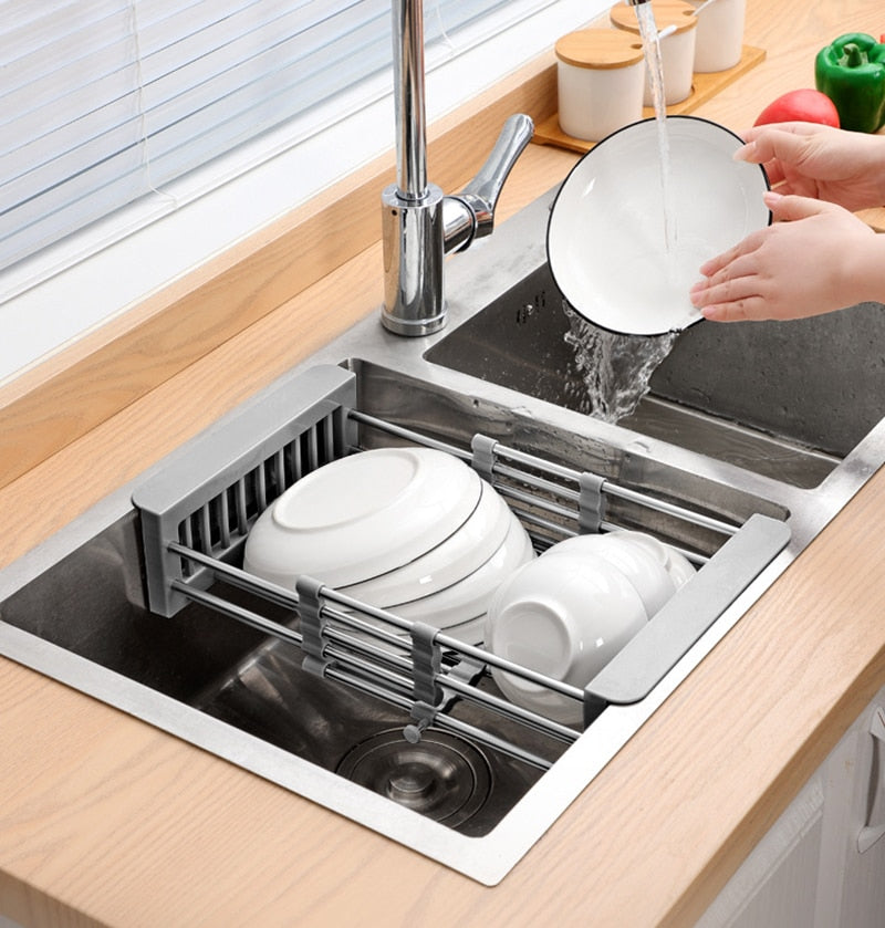 Extend kitchen sink drain basket