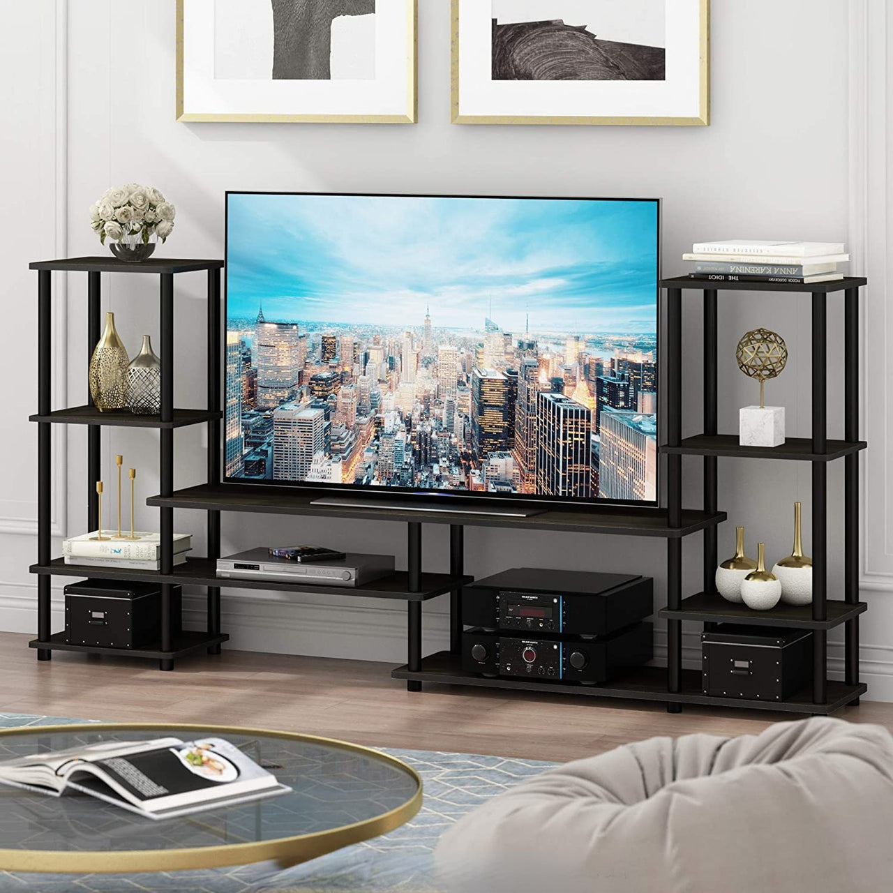 Tv Stand With Storage Shelf