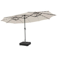 Thumbnail for 15ft Patio Market Umbrella with base