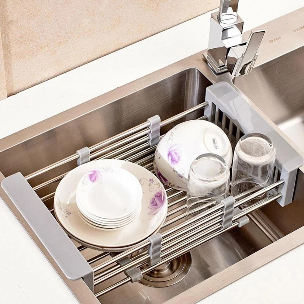 Extend kitchen sink drain basket