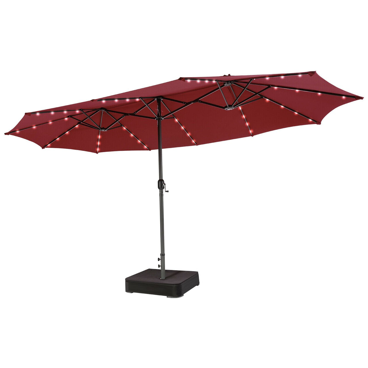 15ft Patio Market Umbrella with base