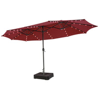 Thumbnail for 15ft Patio Market Umbrella with base