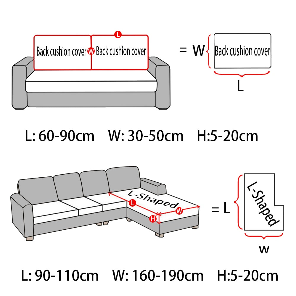 Water Proof Sofa Seat Cushion Cover