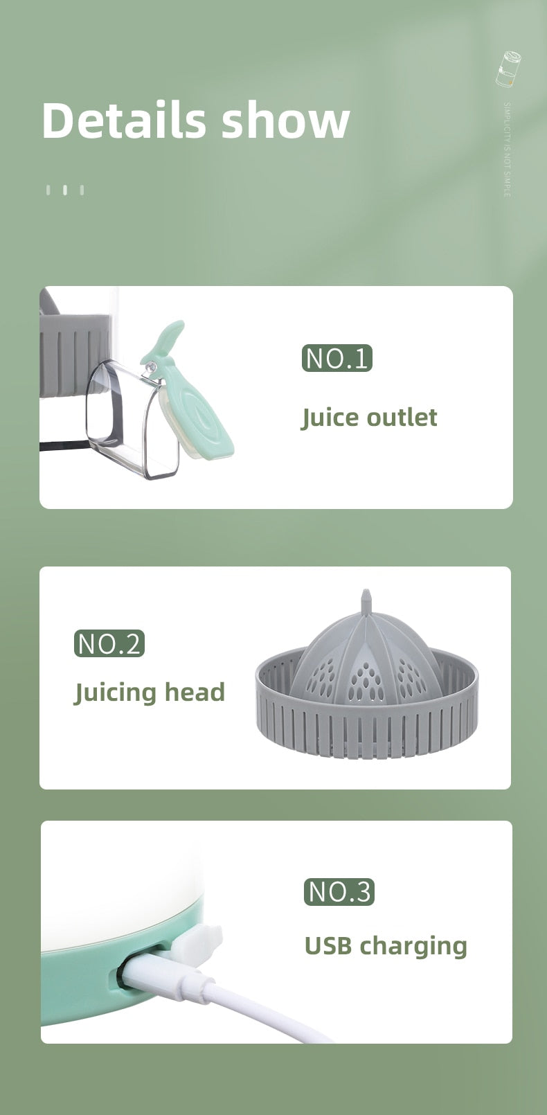 PORTABLE ELECTRIC JUICER
