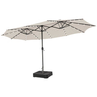 Thumbnail for 15ft Patio Market Umbrella with base
