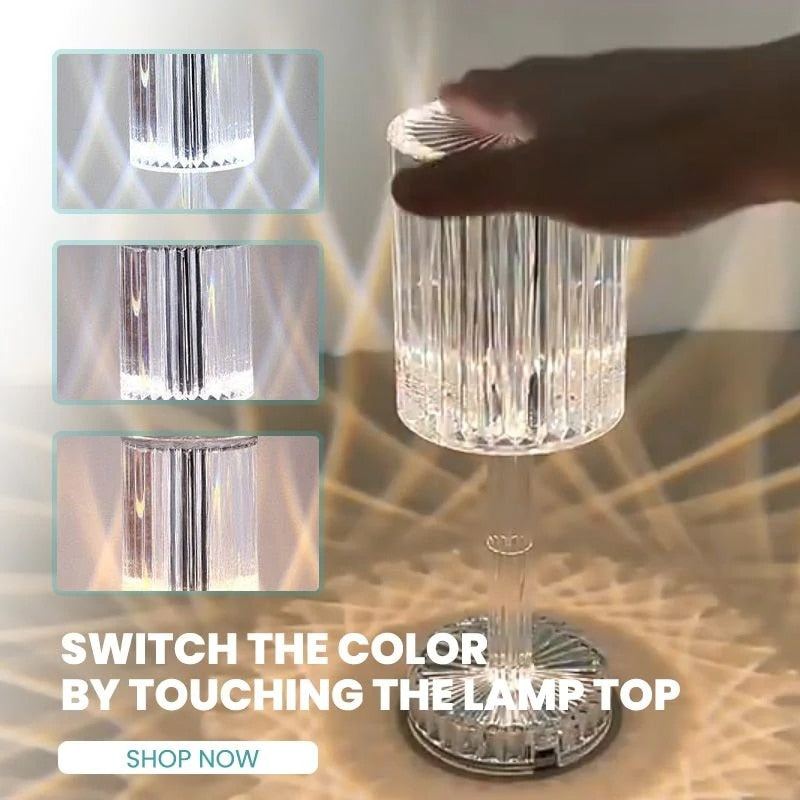Touching Control  Crystal Lamp