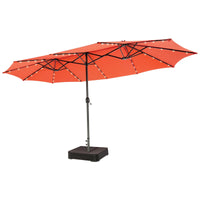Thumbnail for 15ft Patio Market Umbrella with base